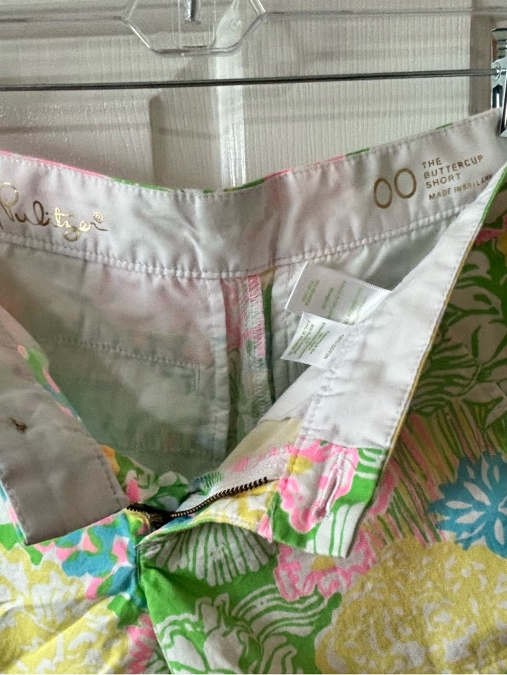 Lilly Pulitzer Buttercup Floral Bermuda Shorts - Pink, Green, Yellow
